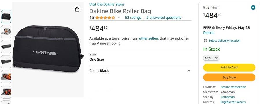 Dakine - Bike Roller Bag - Black