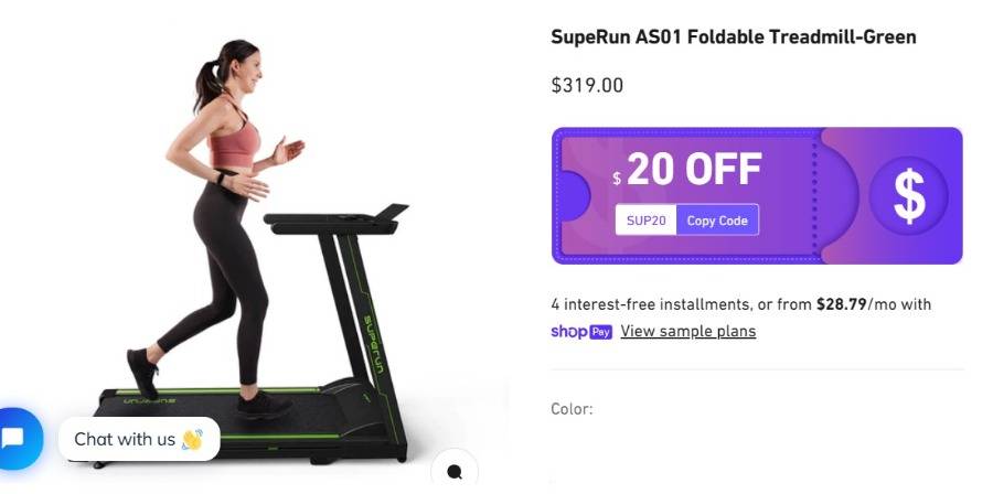 New fitness best sale as01 treadmill