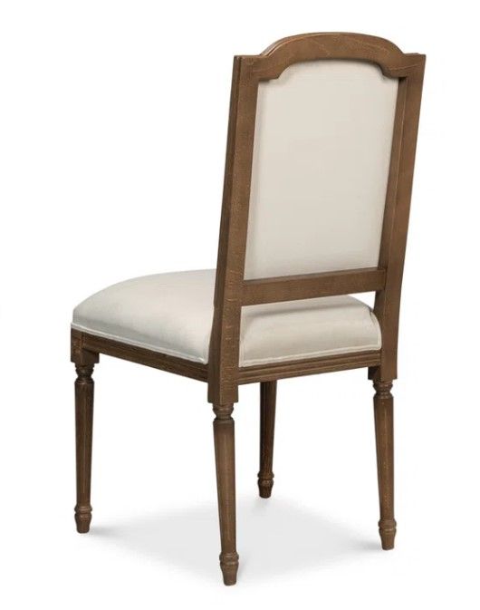 WF7481 Louis XVI Fabric King Louis Back Side Chair (Set of 2