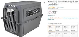 Petmate sky hotsell kennel 48 inch